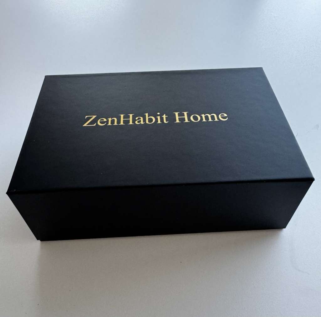 Luxury Black Gift Box with Gold Logo/ Premium Packaging - ZenHabit Home
