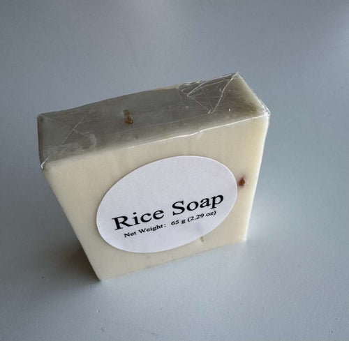 Natural Rice Soap - Gentle Cleansing Bar for daily care / 65g