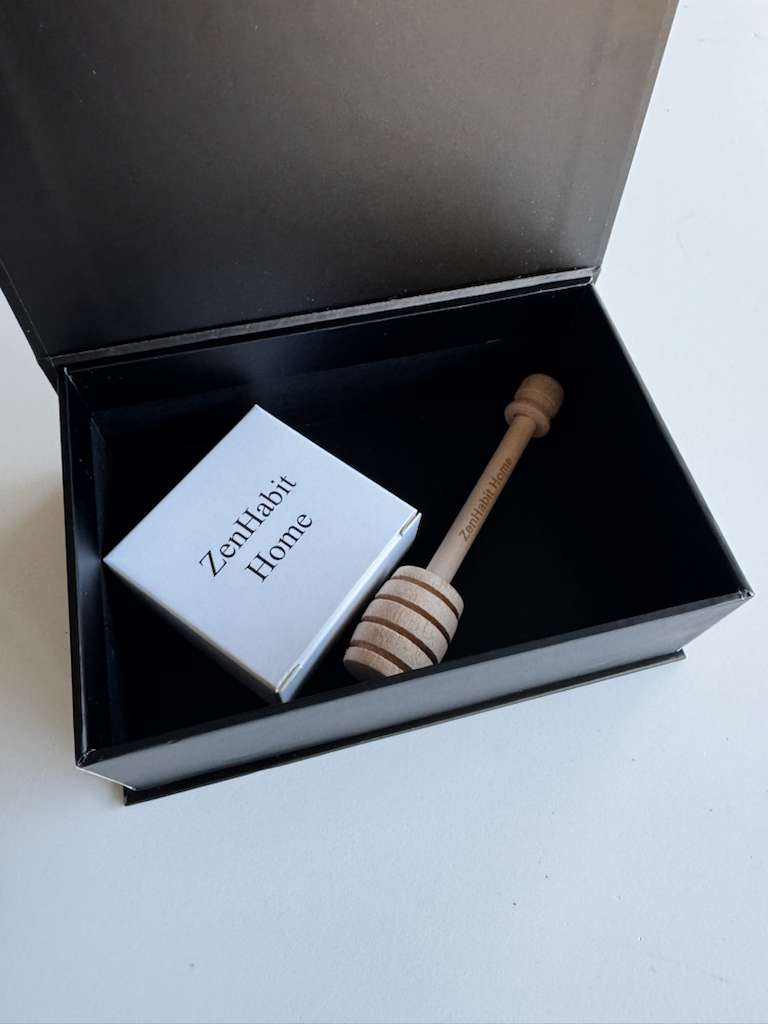 Luxury Black Gift Box with Gold Logo/ Premium Packaging - ZenHabit Home